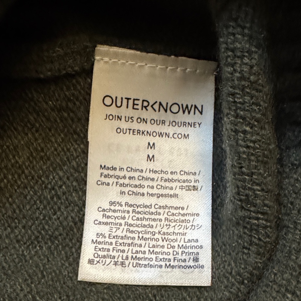 Outerknown cashmere sweater, size M - Picture 6 of 10